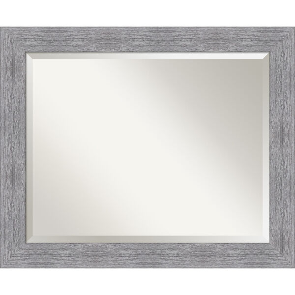 Bark Gray 33W X 27H-Inch Bathroom Vanity Wall Mirror, image 1