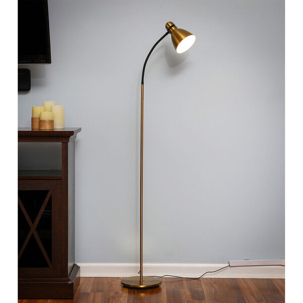 Avery Brass Integrated LED Floor Lamp, image 2