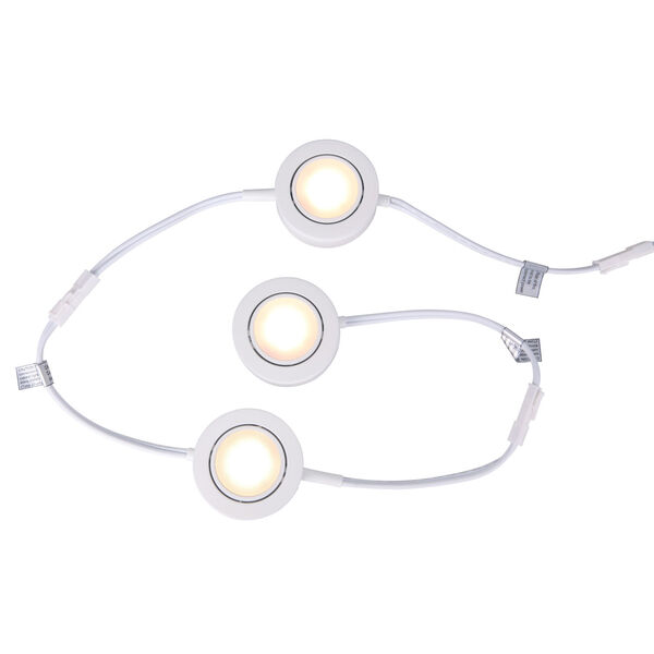 White LED Under Cabinet Puck, Set of Three, image 2
