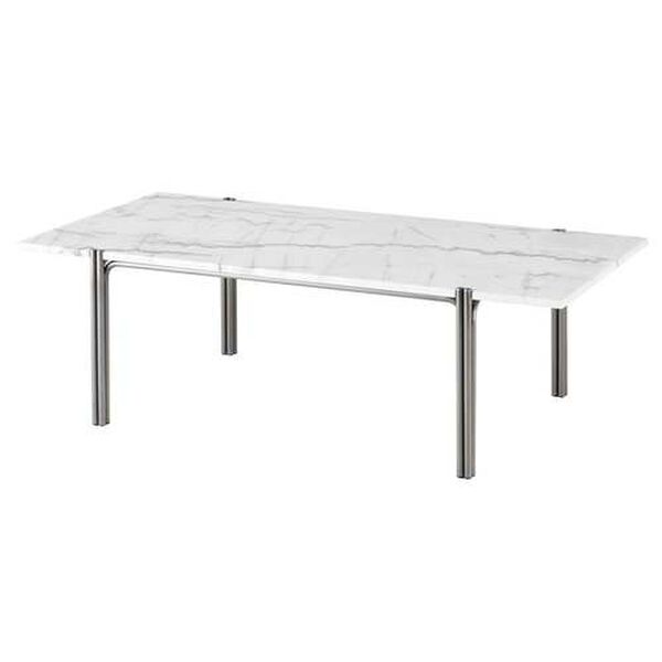 Sussur White Graphite Coffee Table, image 3