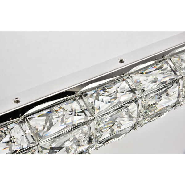 Valetta Chrome LED Island Chandelier with Royal Cut Crystal, image 5