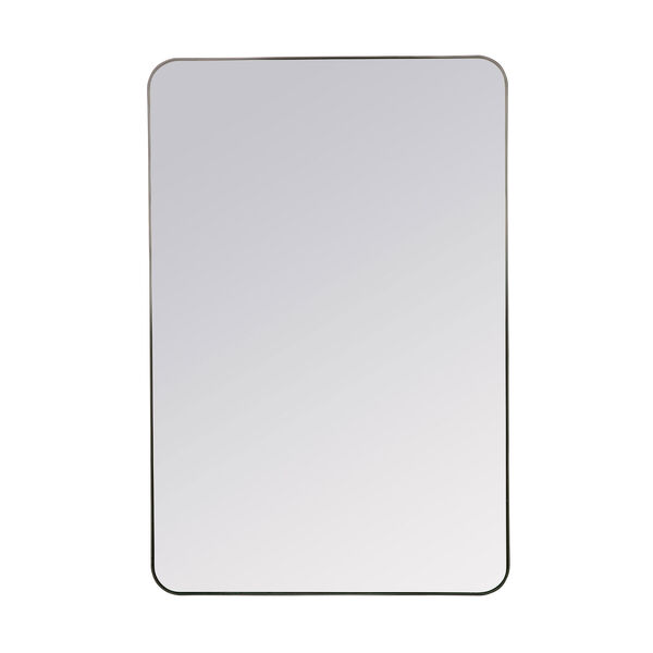Franco Black Rectangular Mirror, image 3