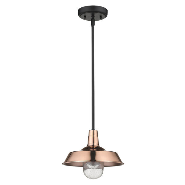 Burry Copper One-Light Outdoor Convertible Pendant, image 1