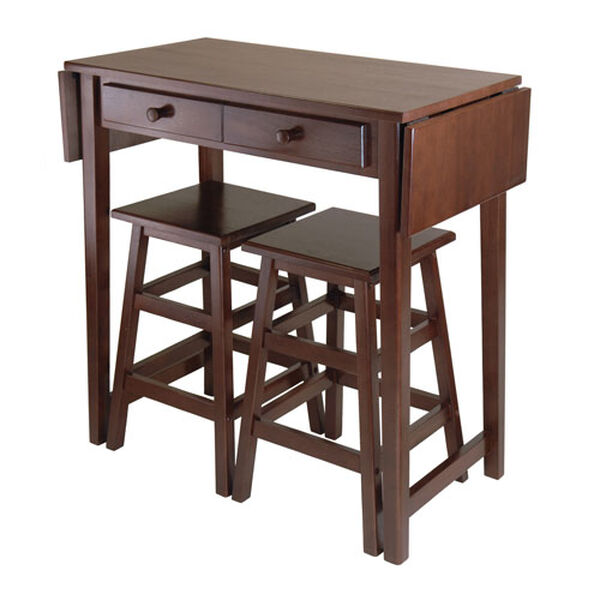 Mercer Double Drop Leaf Table with Two Stools, image 1