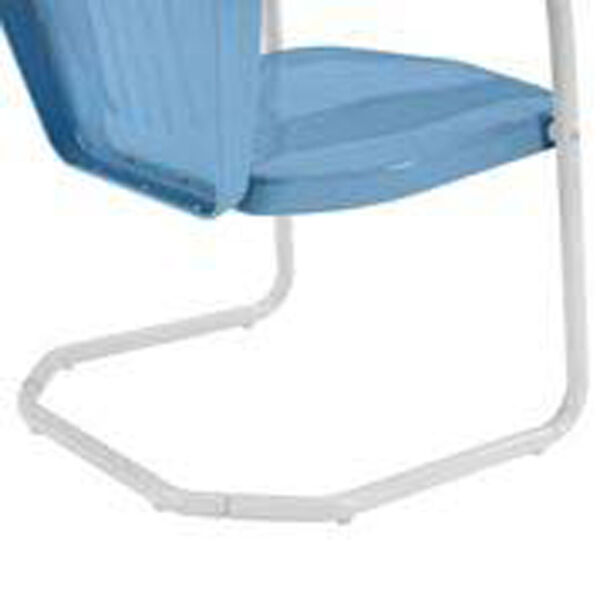 Griffith Metal Chair in Sky Blue Finish, image 8
