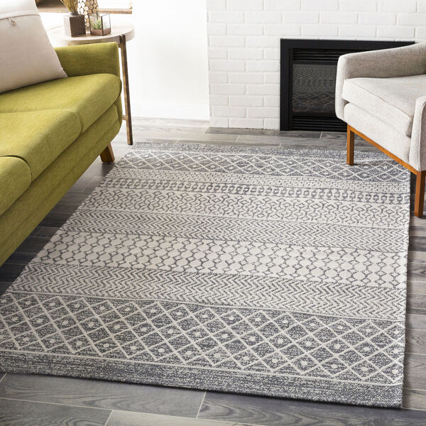 La Casa Silver Gray Rectangle 6 Ft. 7 In. x 9 Ft. Rug, image 2