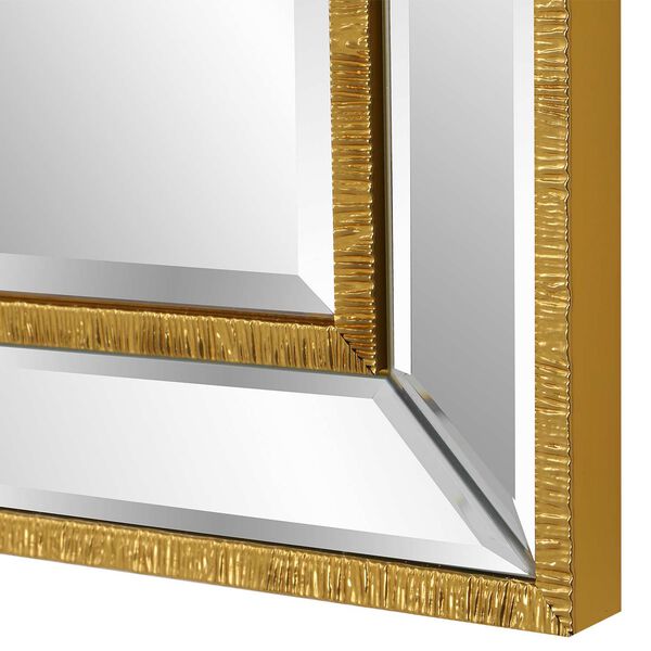 Evelyn Gold Texture Frame Wall Mirror, image 6