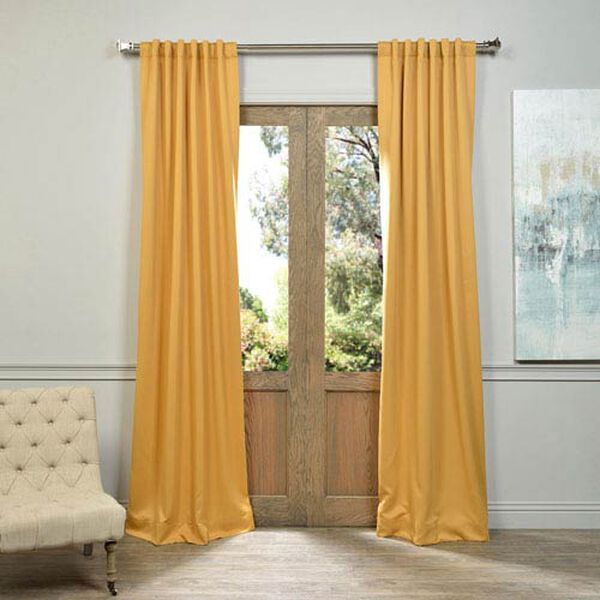 Marigold Yellow 50 x 84-Inch Blackout Curtain Pair 2 Panel, image 1