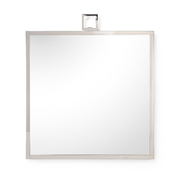 Silver Square Mirror, image 1