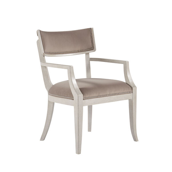 La Scala Ivory 35-Inch Klismos Arm Chair, Set of Two, image 1