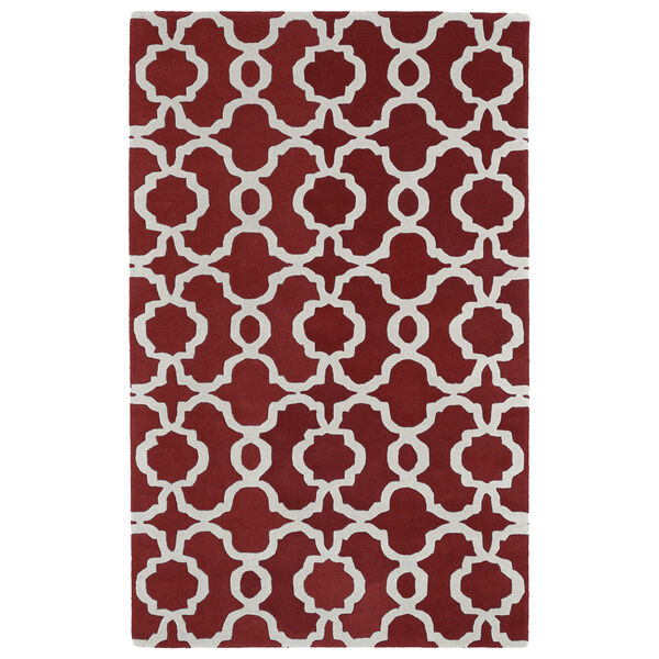 Revolution Red Hand Tufted 5Ft. 9In Round Rug, image 1