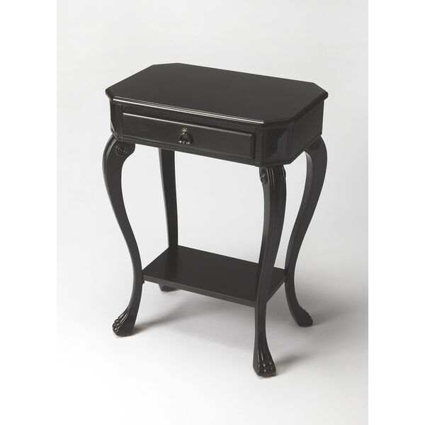 Channing Black Licorice Console Table, image 1