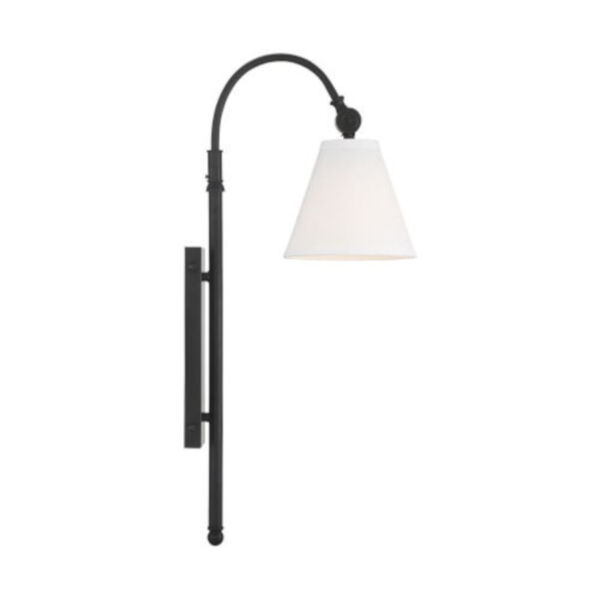 Whittier Matte Black 6-Inch One-Light Wall Sconce, image 3