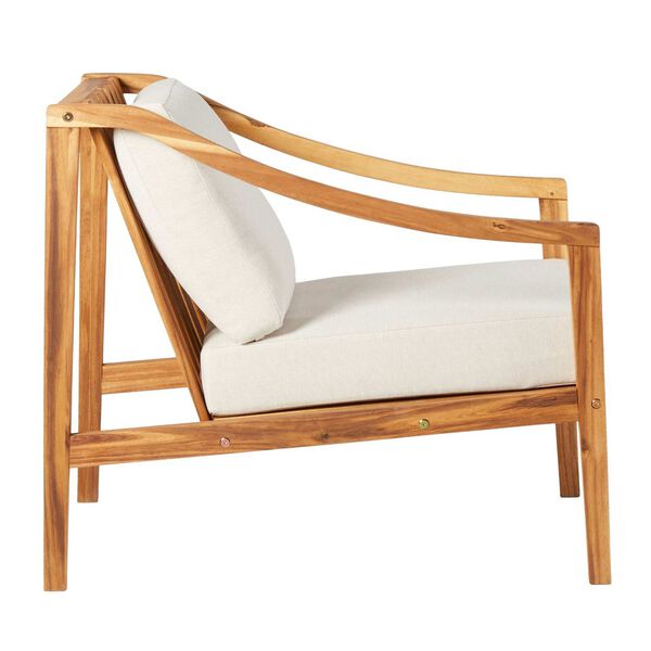 Cologne Natural Outdoor Curved Arm Club Chair, image 6