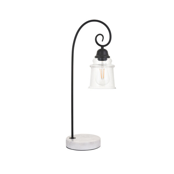 Spire Black and White One-Light Table Lamp, image 3