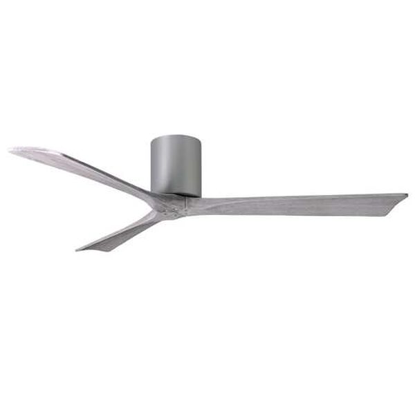 Irene-3H Brushed Nickel 60-Inch Ceiling Fan with Barnwood Tone Blades, image 1