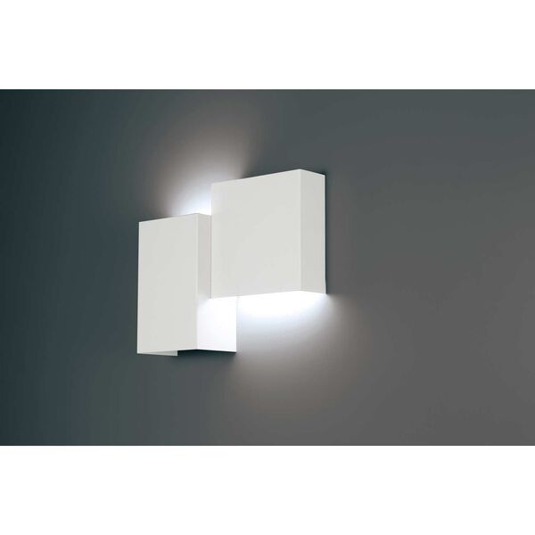 Madrid Matte White Two-Light LED Wall Sconce, image 6