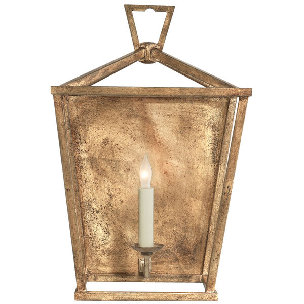 Darlana Wall Lantern in Gilded Iron by Chapman and Myers, image 1
