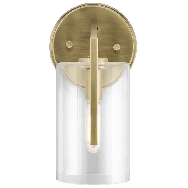 Nye Brushed Natural Brass One-Light Wall Sconce, image 3