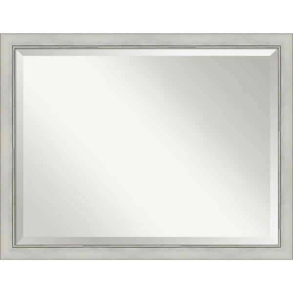 Flair Silver 44W X 34H-Inch Bathroom Vanity Wall Mirror, image 1