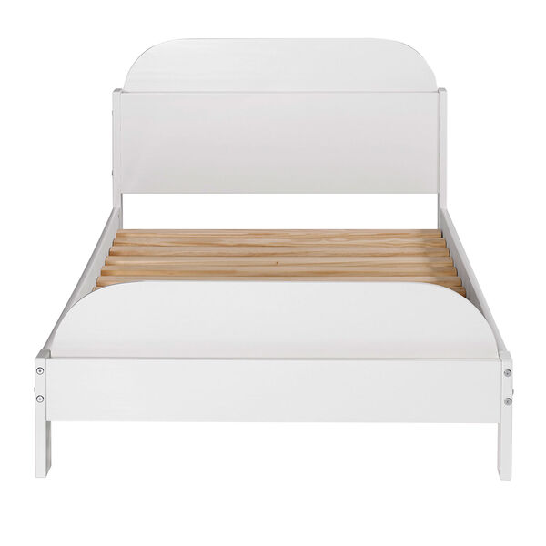 Mission White Twin Bookcase Bed, image 2