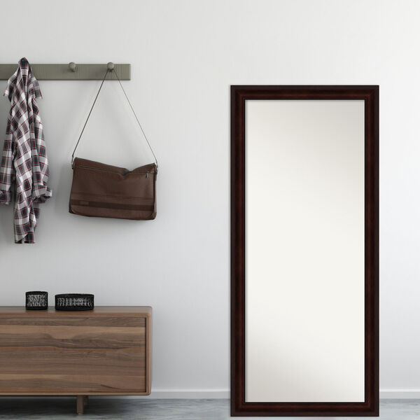 Brown 29W X 65H-Inch Full Length Floor Leaner Mirror, image 5