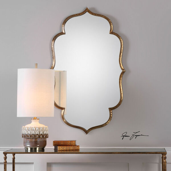 Zina Gold Mirror, image 1