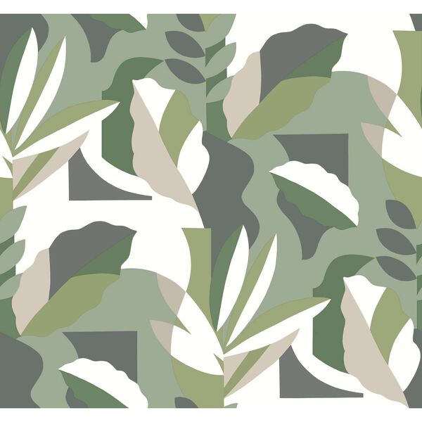 Papier Colle Green Wallpaper, image 2