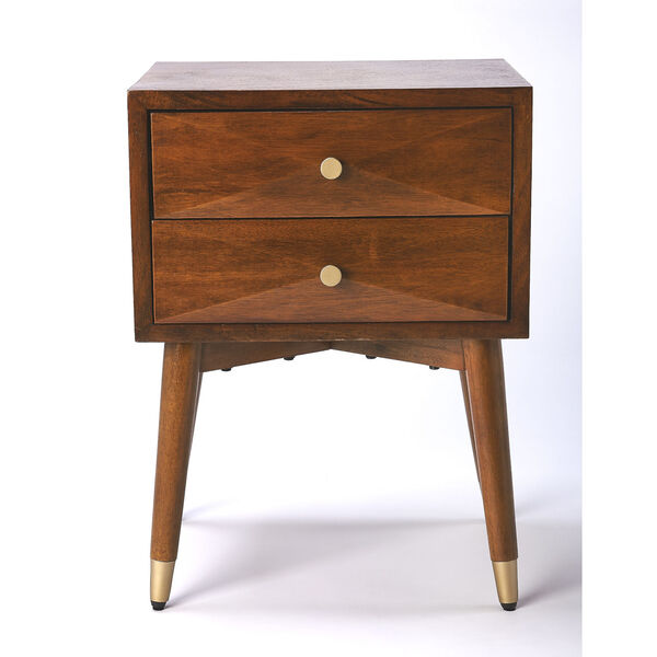 Brown 25-Inch Nightstand, image 5