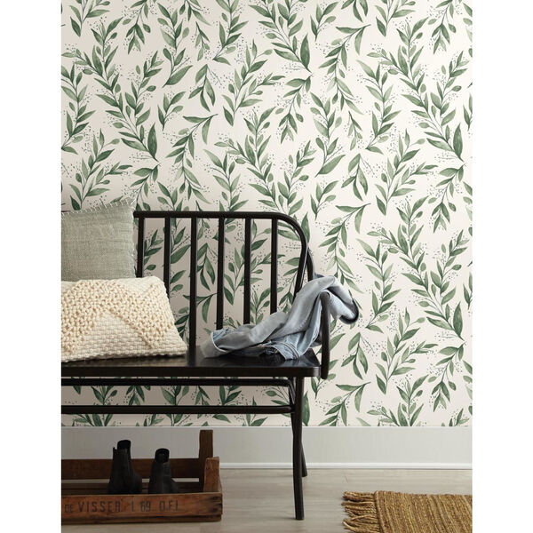 Magnolia Home Olive Grove Branch Peel and Stick Wallpaper, image 2