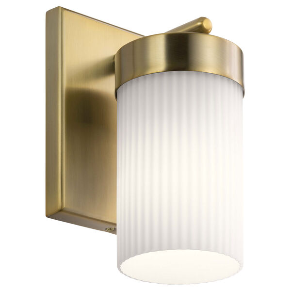Ciona Brushed Natural Brass One-Light Wall Sconce, image 1