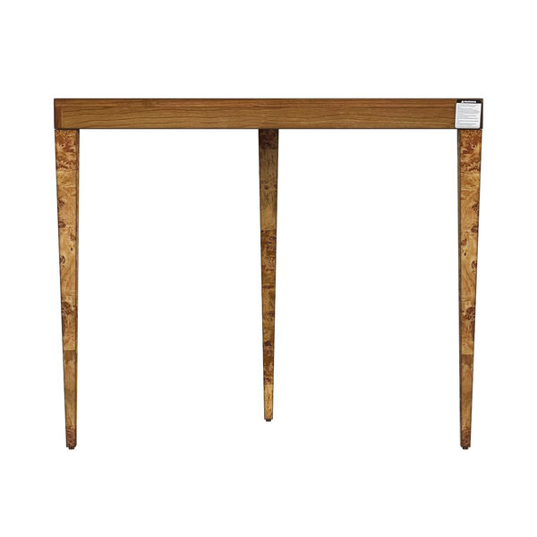 Ingrid Traditional Burl Console Table, image 6
