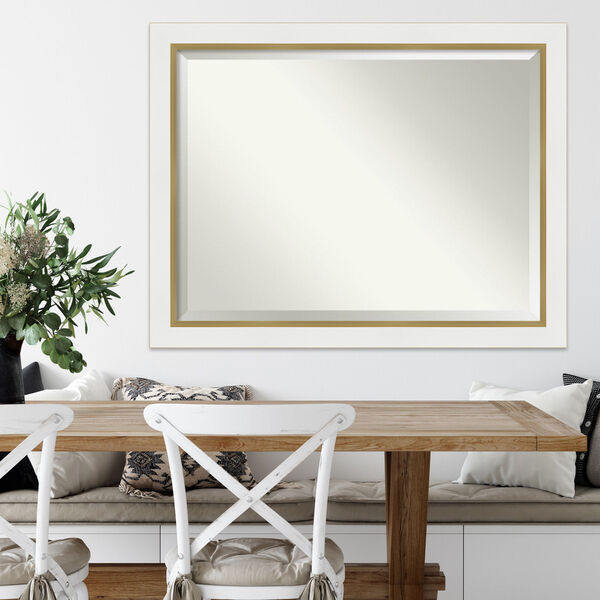 Eva White Gold Wall Mirror, image 5