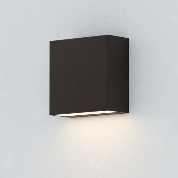 Cubed Black LED Outdoor Wall Mount, image 4