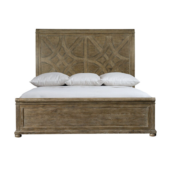 Rustic Patina Peppercorn Panel Queen Bed, image 1