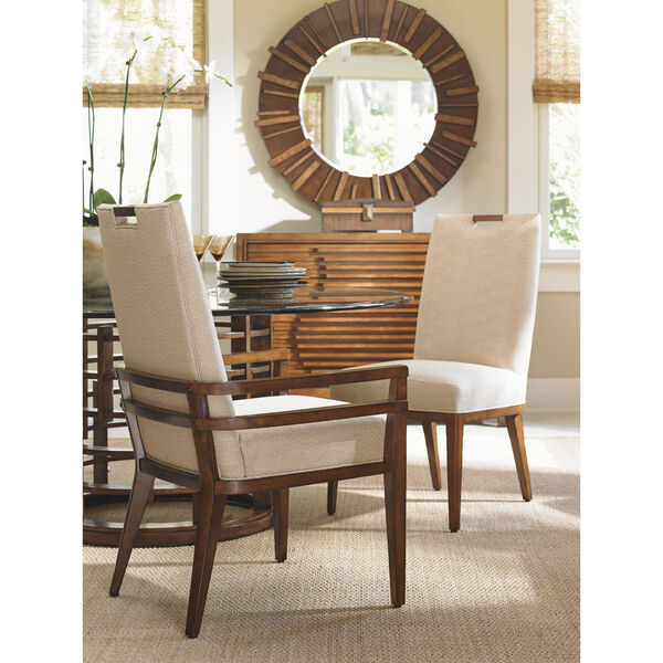 Island Fusion Brown and Beige Coles Bay Arm Chair, image 2