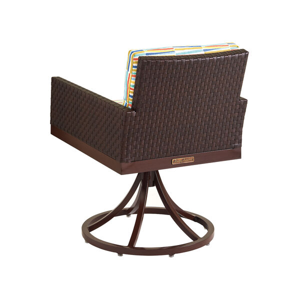 Abaco Walnut Swivel Rocker Dining Chair, image 2