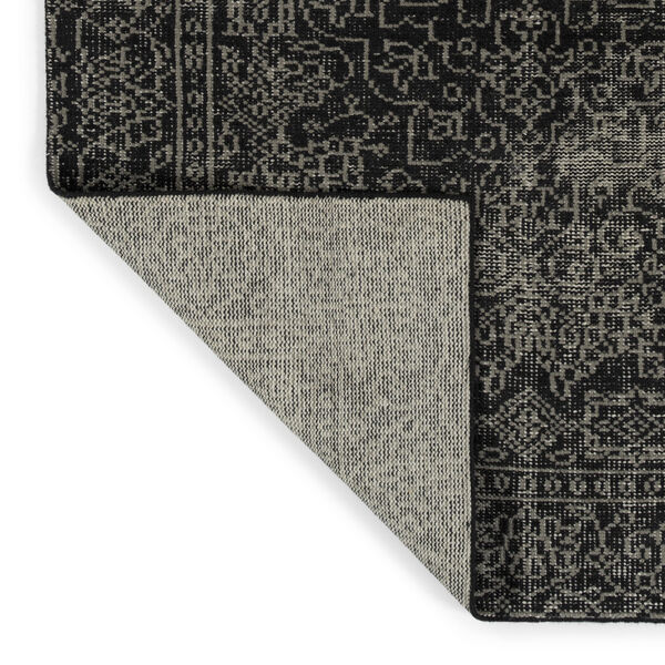 Knotted Earth Black and Ivory Area Rug, image 4