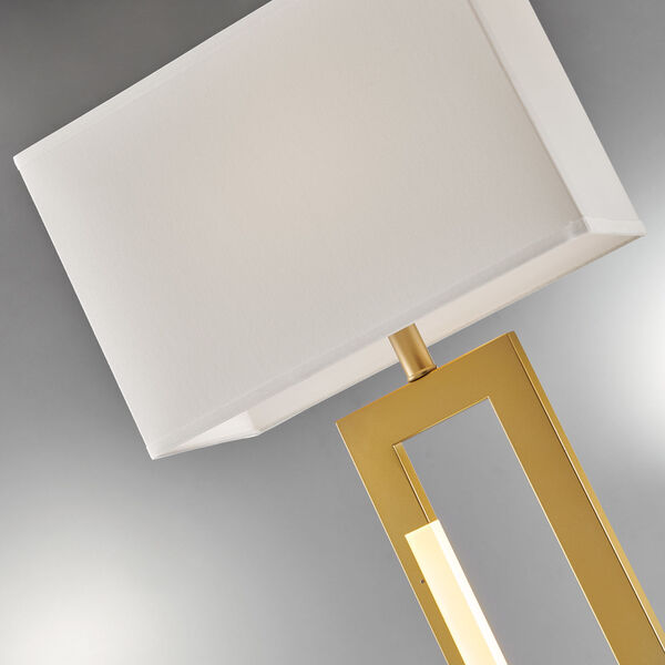Darrello Gold LED Floor Lamp, image 2