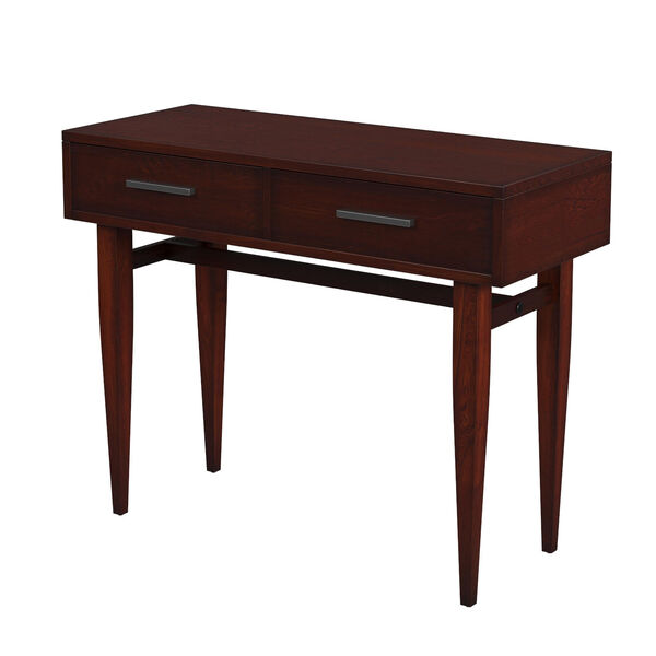 Lavery Dark Brown Console Table with Storage, image 2