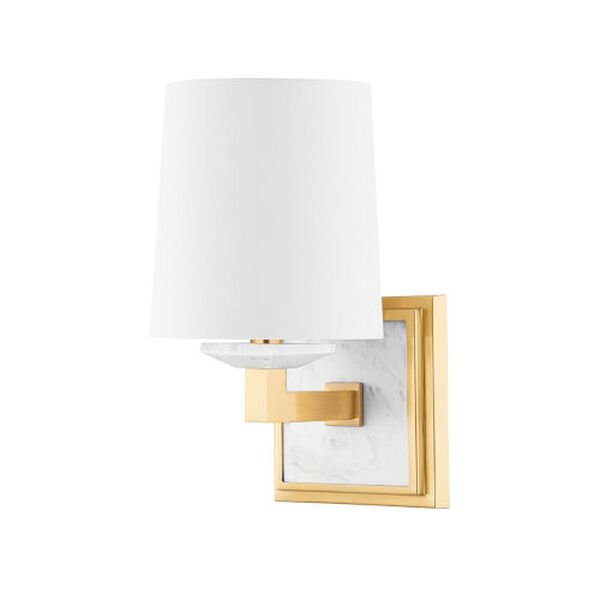 Elwood Aged Brass One-Light Wall Sconce, image 1