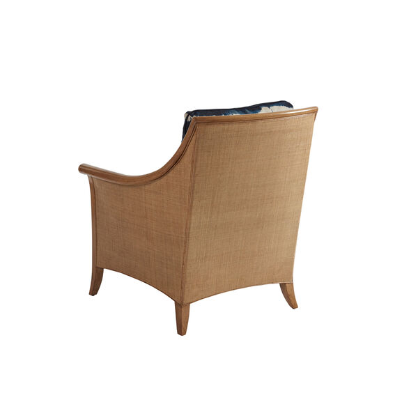 Upholstery Blue Nantucket Raffia Chair, image 2