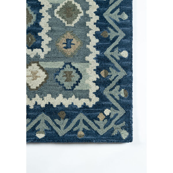 Tangier Blue and Grey Area Rug, image 2