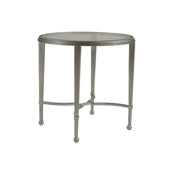Metal Designs Argento Sangiovese Round End Table, image 1
