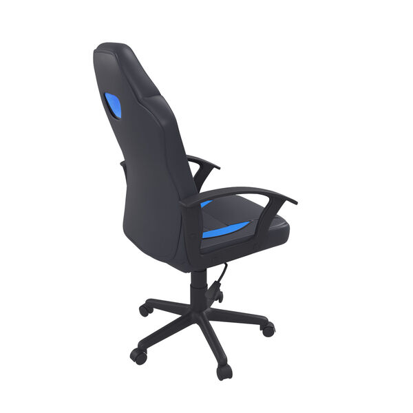 Hendricks Blue Gaming Office Chair with Vegan Leather, image 6