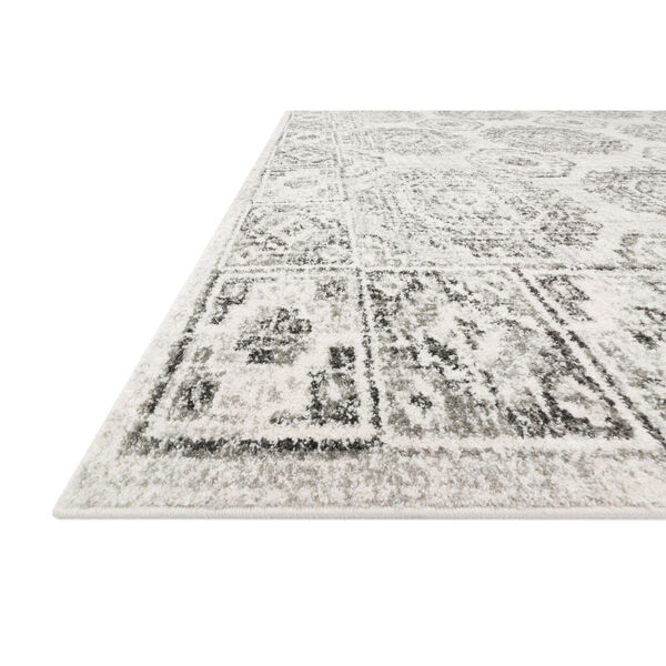 Joaquin Ivory and Charcoal 2 Ft. 7 In. x 8 Ft. Power Loomed Rug, image 5