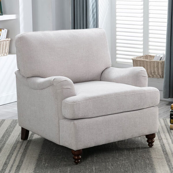 Clarendon Oatmeal Arm Chair, image 1