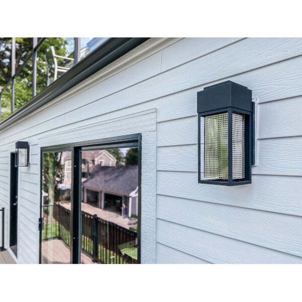 Townhouse Galaxy Black LED One-Light Seven-Inch Outdoor Wall Mount, image 7