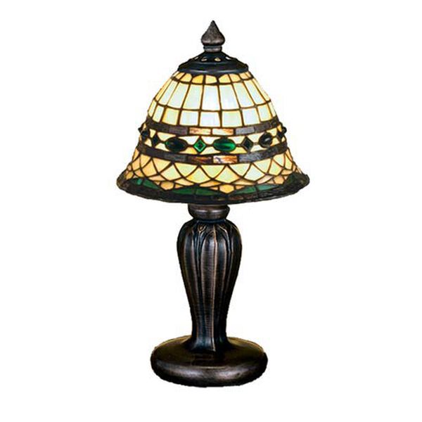 13-Inch Tiffany Roman Mini Lamp, image 1