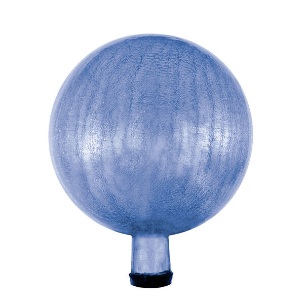10 Inch Gazing Globe, Blue Lapis, Crackle, image 3